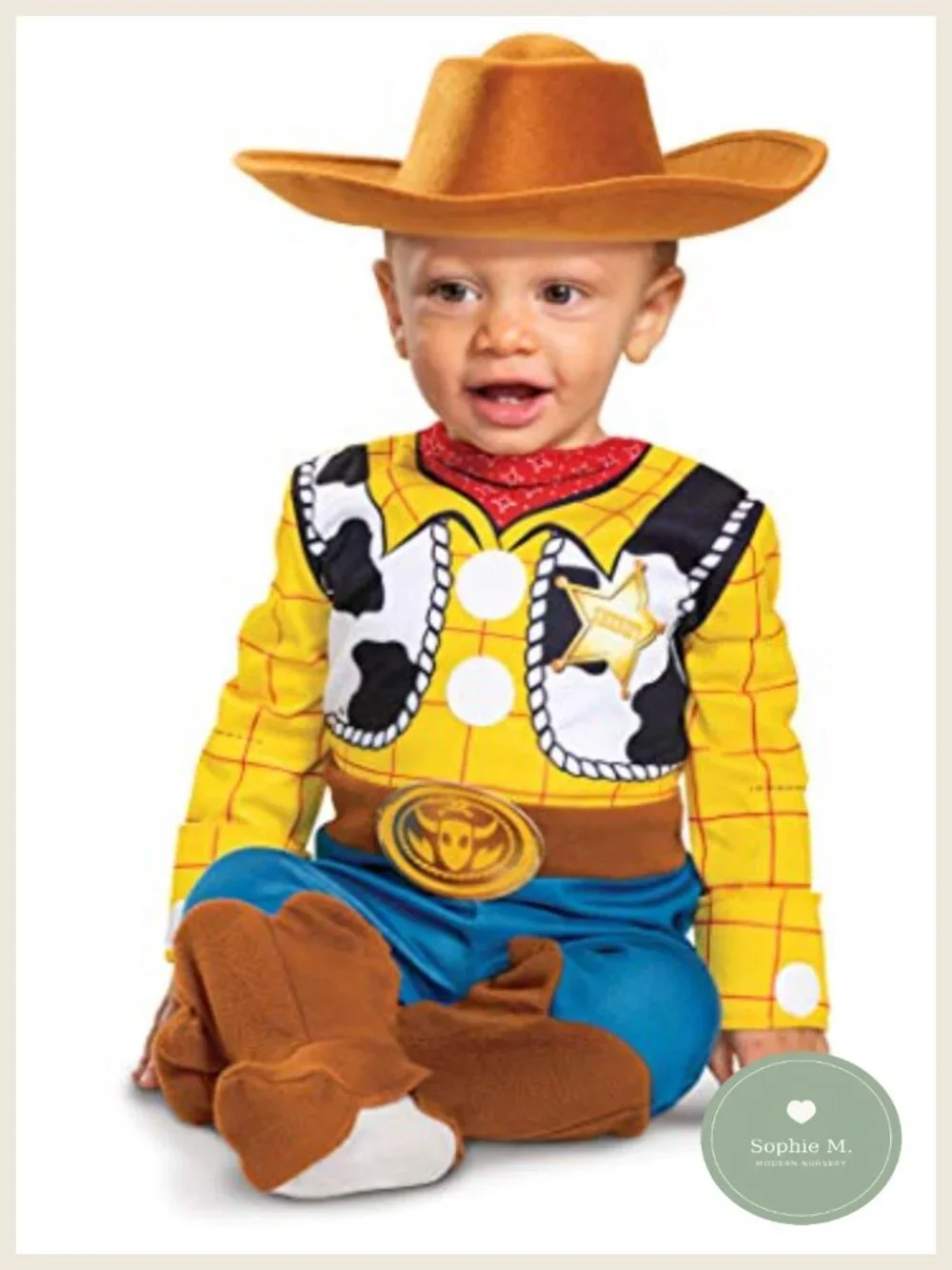 Baby Boys Woody Deluxe Costume 12-18 Months Officially Licensed Jumpsuit Hat